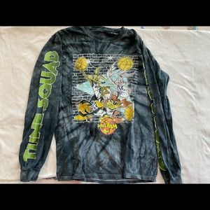 Space jam long sleeve tee